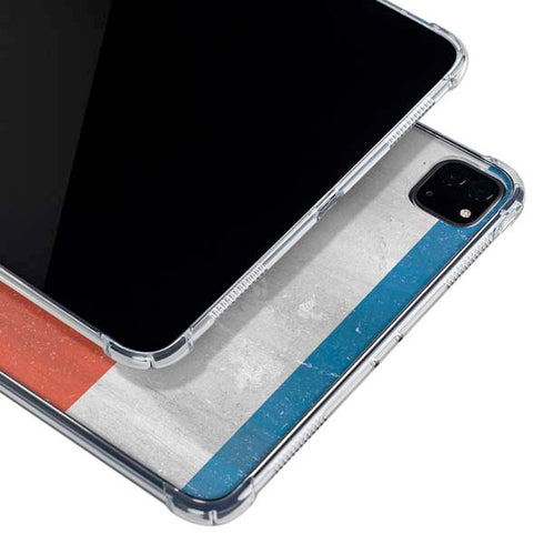 Costa Rican Flag Distressed iPad Pro 11in (2024) Clear Case